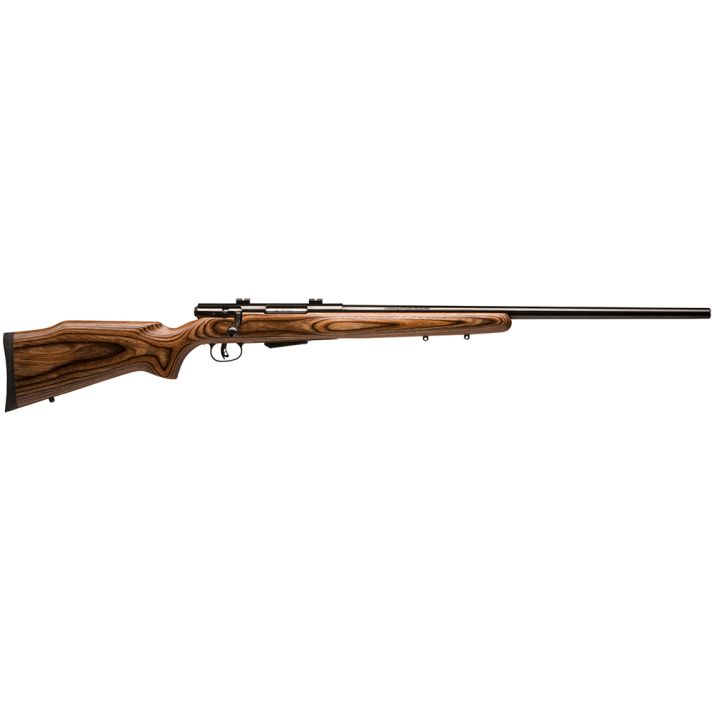 Savage Arms 19140 25 Lightweight Varminter 22 Hornet 4+1 Cap 24" Matte Black Rec/Barrel Natural Brown Laminate Stock Right Hand (Full Size)