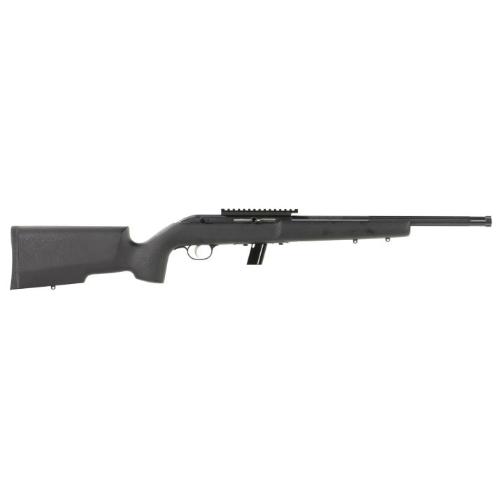 Savage Arms 45200 64 TRR-SR Full Size 22 LR 10+1 16.50" Matte Black Fluted Threaded Barrel, Matte Black Picatinny Rail Carbon Steel Receiver, Matte Black Fixed Wood Stock, Right Hand
