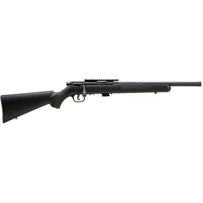 Savage Arms 28702 Mark II FV-SR Full Size 22 LR 5+1 16.50" Matte Black Fluted Threaded Barrel, Matte Black Picatinny Rail Carbon Steel Receiver, Matte Black Fixed Synthetic Stock, Right Hand