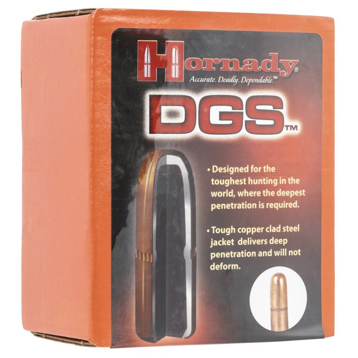 Hornady 5051 DGS505 Cal .505 525 gr Dangerous Game Solid 50 Per Box/ 15 Case