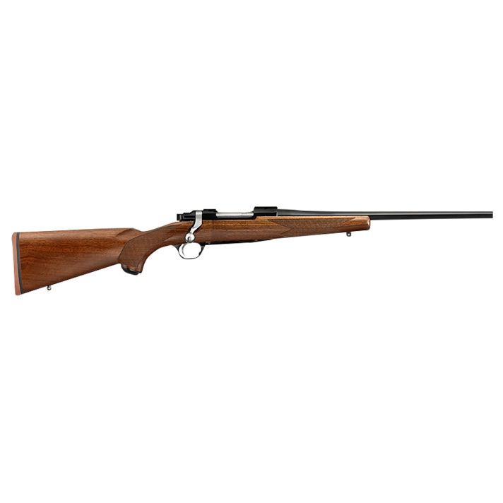 Ruger 37140 Hawkeye Compact 7mm-08 Rem 4+1 16.50" Satin Blued Alloy Steel Barrel, Steel Receiver w/Integral Scope Mount, American Walnut Fixed Stock, Right Hand