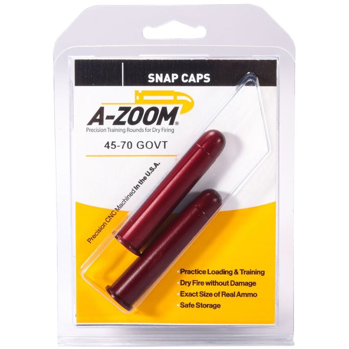 A-Zoom 12231 Rifle Snap Cap 45-70Gov 2Pack