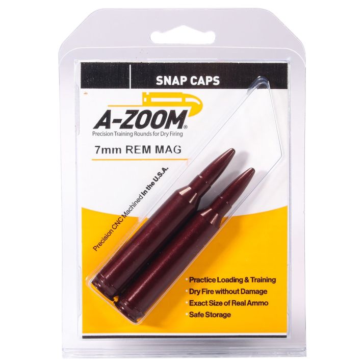 A-Zoom 12252 Rifle Snap Cap 7mm Rem Mag 2Pack