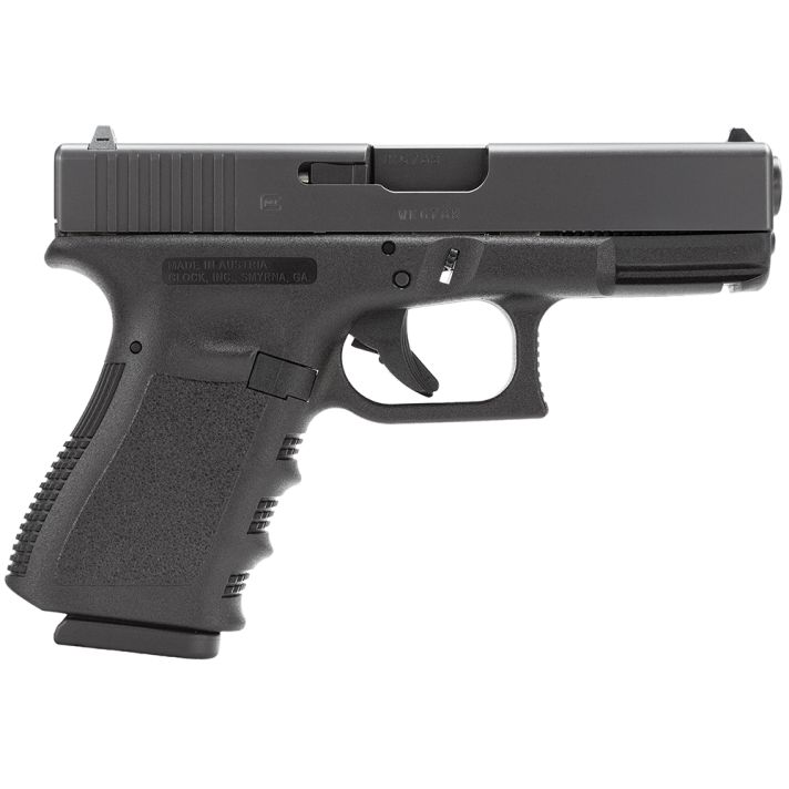 Glock PI2350201 G23 Gen3 Compact *CA Compliant 40 S&W 4.02" Barrel 10+1, Black Frame & Slide, Safe Action Trigger