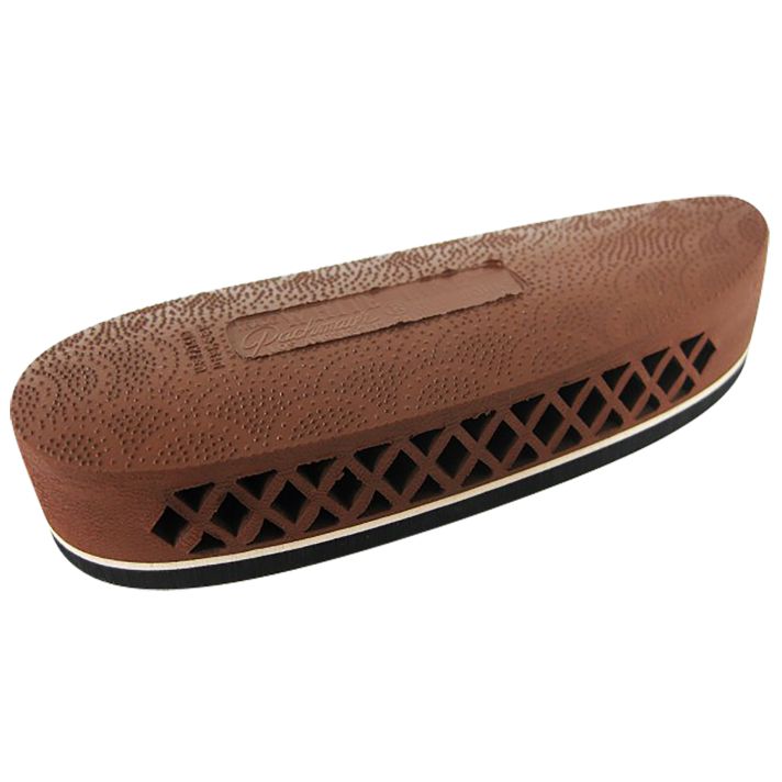 Pachmayr 00011 F325 Deluxe Field Recoil Pad Small Brown with White Line Rubber for Shotgun