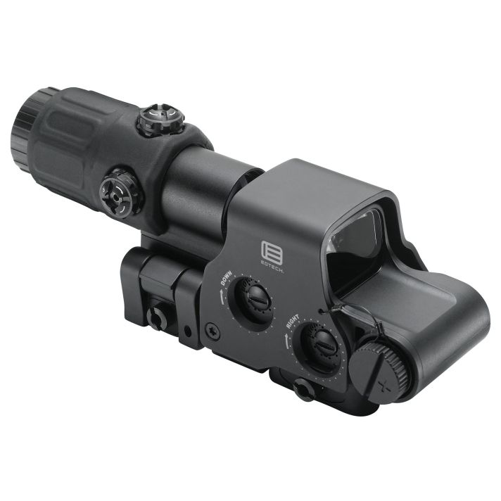 Eotech HHSII HHS II EXPS & G33 Magnifier Matte Black 1x/3x 1.20" x 0.85" 1 MOA Red Dot/68 MOA Ring