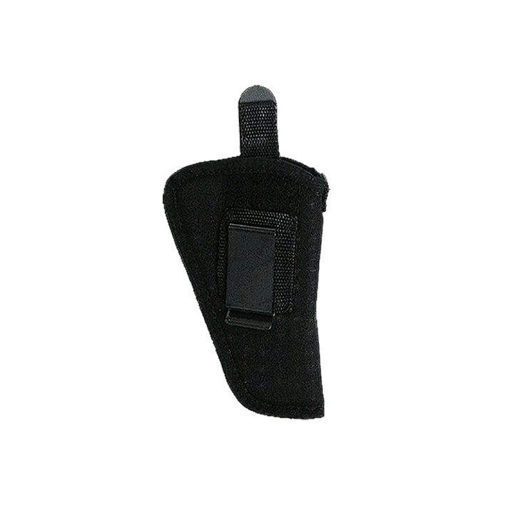 Uncle Mike's 21106 GunMate Hip Holster Size 06 Black Tri-Laminate Belt Clip/Belt Loop Fits Med Frame Pistol Fits 4