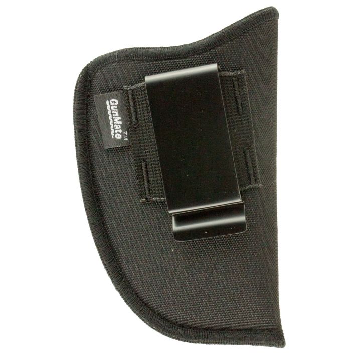 Uncle Mike's 21306 GunMate Holster IWB Size 06 Black Tri-Laminate Belt Clip Fits Med Frame Pistol Fits 4