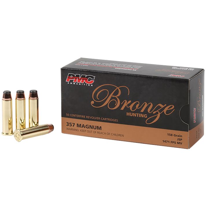 PMC 357A Bronze357Mag 158gr Jacketed Soft Point 50 Per Box/20 Case