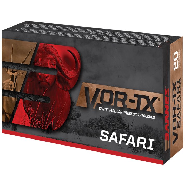 Barnes Bullets 22030 VOR-TX Safari 470Nitro Express 500gr Barnes TSX Flat Base 20 Per Box/10 Case