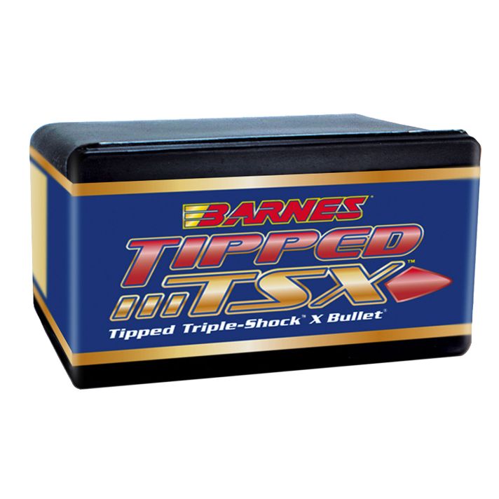Barnes Bullets 30461 Tipped TSX35Cal 200gr TTSX Boat Tail 50/Box