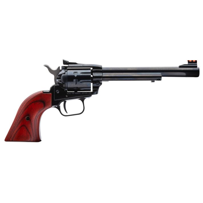 Heritage Mfg RR22999MB6AS Rough Rider22 LR 22 WMR 9 Shot, 6.50" Black Steel Barrel, Black Zinc Alloy Frame, Black Cylinder, Cocobolo Grip, Hammer/Thumb Safety, Exposed Hammer