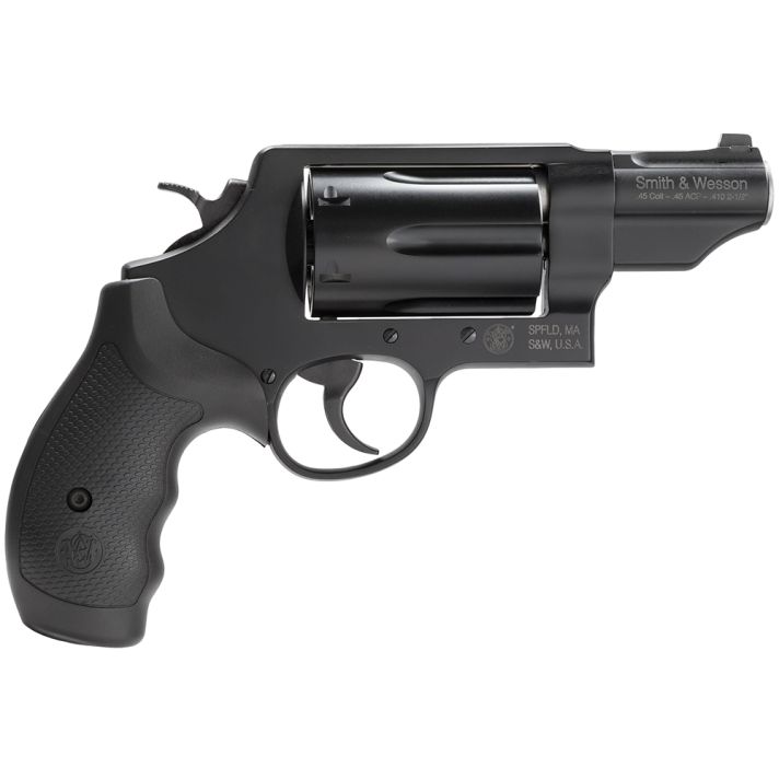 Smith & Wesson 162410 Governor *MA Compliant 45 Colt (LC) Or 2.50" 410 Gauge, 2.75" Black Barrel, 6rdBlack PVD Cylinder, Black Scandium Alloy Z-Frame, Polymer Grip