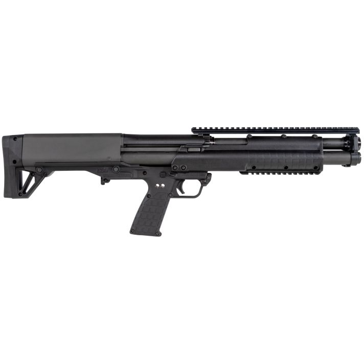 Kel-Tec KSGBLK KSGBlack 12 Gauge 18.50" 3" 14+1 Black Rec/Barrel Black Polymer Fixed Stock & Grip