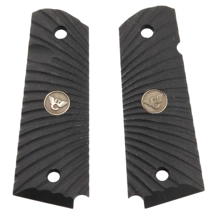Wilson Combat 351AAFS Grip Panels 1911 Starburst G-10 Black