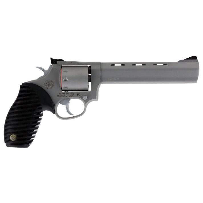 Taurus 2992069 Tracker 992 22 LR or 22 WMR 9rd 6.50" Vent Rib Barrel, Overall Matte Finish Stainless Steel & Black Ribber Grip Includes Cylinder