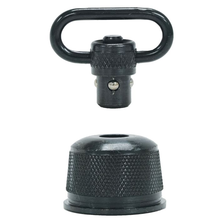 GrovTec US Inc GTSW296 Mag CapShotgun 1" Push Button Black Oxide Remington 870 Express 12 Gauge Steel