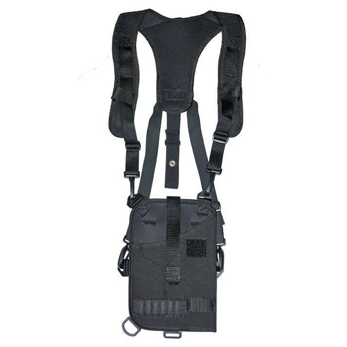 GrovTec US Inc GTHL14902R Trail PackShoulder Black Nylon Harness Fits Med/Lg DA Revolver Ambidextrous