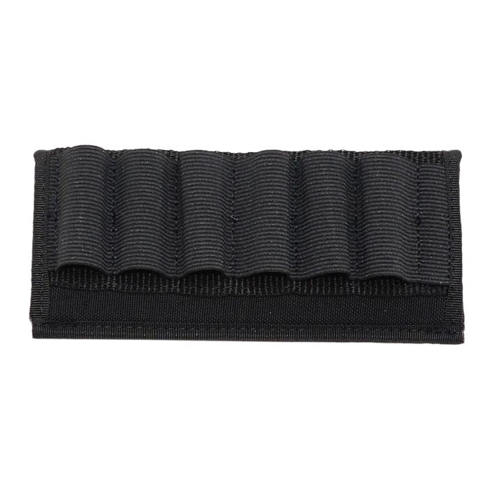 GrovTec US Inc GTAC87 Belt SlideNylon w/Elastic Loops 6rd Shotgun Belt Slide Mount 2.25"