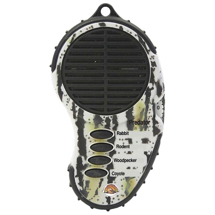 Cass Creek 334 Mini Electronic Predator Electronic Call Coyote/Rabbit/Rodent/Woodpecker Sounds Attracts Predators Brown Plastic