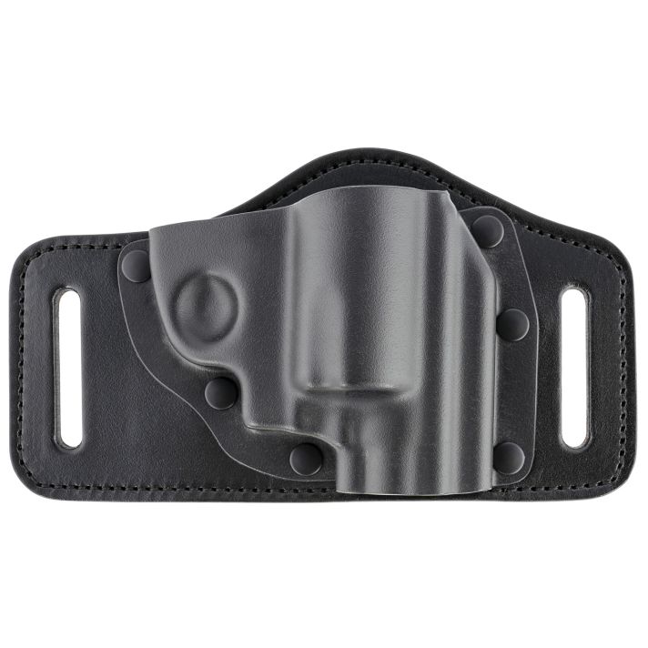 Galco TS158B TacSlideOWB Black Kydex/Leather Belt Slide Fits S&W J Frame Fits 2-3" Barrel Right Hand