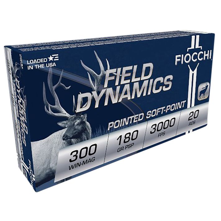 Fiocchi 300WMB Field Dynamics300WinMag 180gr PSP Interlock BT 20 Per Box/10 Case