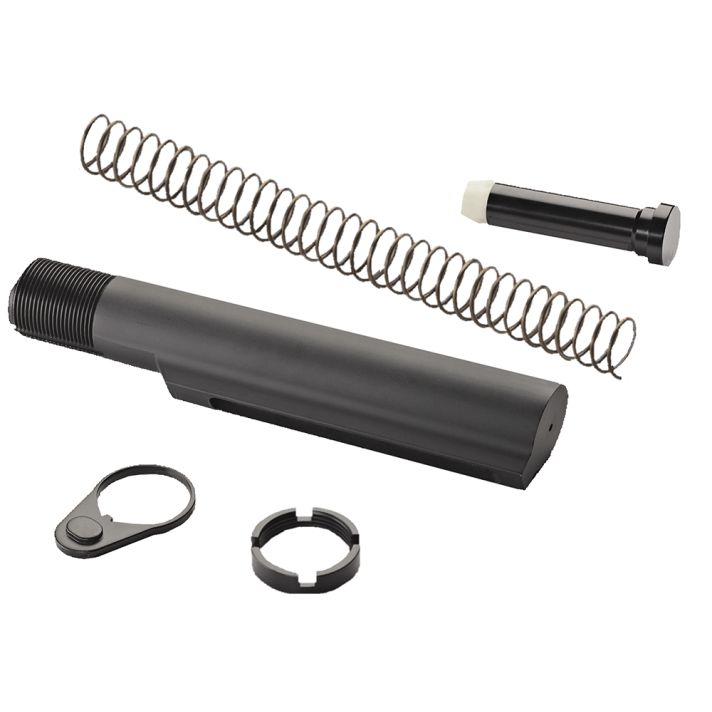 Advanced Technology A5102240 Military Buffer Tube AssemblyAR-15 Black Anodized Aluminum