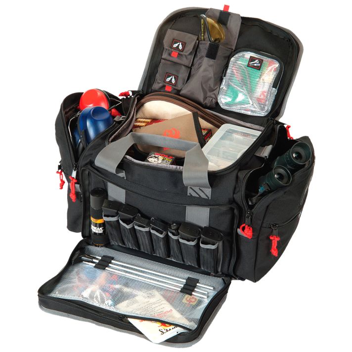 GPS Bags 2014LRB LargeBlack Nylon w/ Lift Ports, Storage Pockets, Visual ID Storage System & Holds 5 Handguns or More & Ammo Includes 4 Ammo Dump Cups