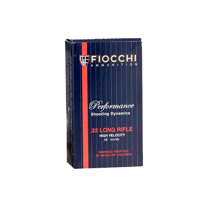 Fiocchi 22FHVCRN Field Dynamics High Velocity 22LR 40gr Copper Plated Solid Point 50 Per Box/100 Case