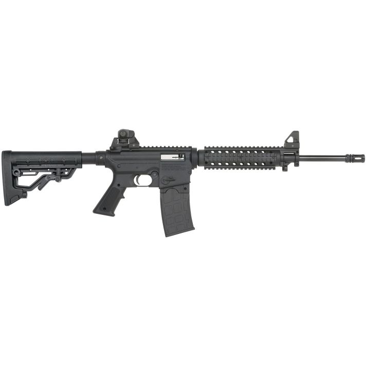 Mossberg 37205 715 Tactical Full Size 22 LR 10+1 16.25" Matte Blued Steel Barrel, Black Picatinny Rail Receiver, Black A2 Adjustable Synthetic Stock, Black Polymer Grip, Right Hand
