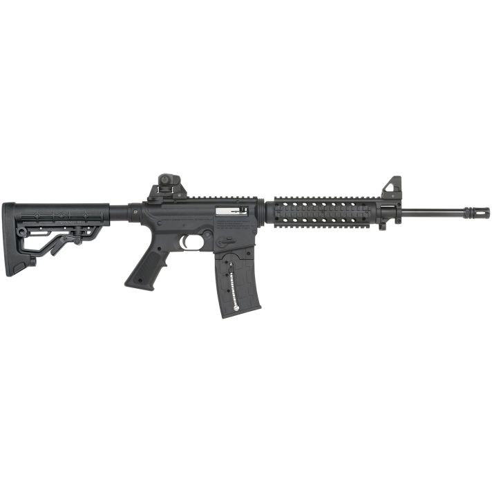 Mossberg 37209 715 Tactical Full Size 22 LR 25+1 16.25" Matte Blued Steel Barrel, Black Picatinny Rail Receiver, Black A2 Adjustable Synthetic Stock, Black Polymer Grip, Right Hand