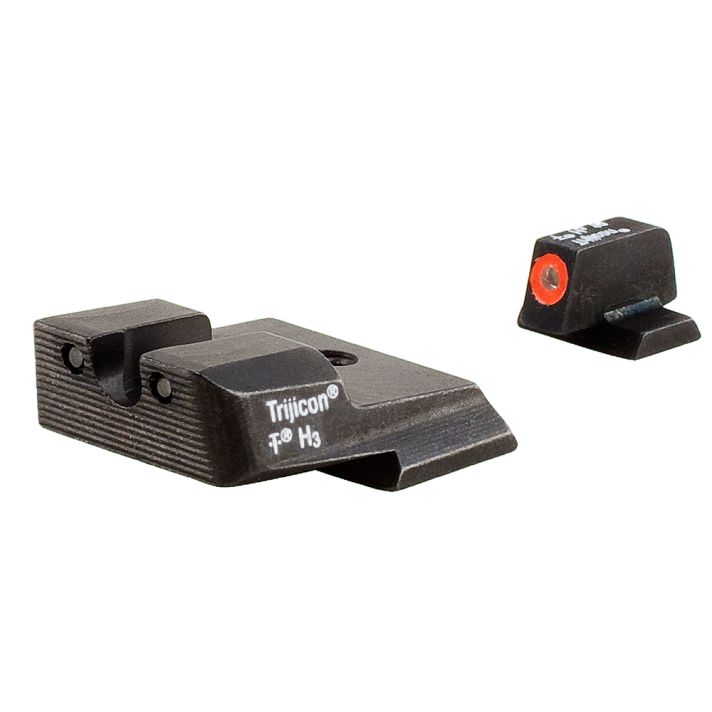 Trijicon 600556 HD Night SightsGreen/Tritium Orange Outline Front Sight-Green Tritium Black Outline Rear Sight Smith & Wesson M&P/M&P M2.0