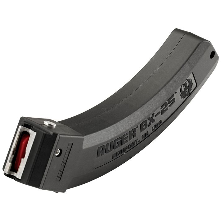Ruger 90361 BX-2525rd Magazine Fits Ruger 10/22/SR/77/Charger 22LR Black