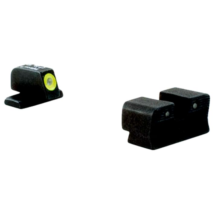 Trijicon 600573 HD Night SightsGreen/Tritium Yellow Outline Front Sight-Green Tritium Black Outline Rear Sight Sig Sauer P225/P226/P228 #8 Front/#8 Rear