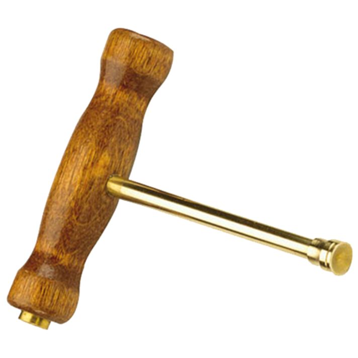 Traditions A1206 T-Handle Ball/Bullet Starter Multi Caliber Wood w Brass Rod