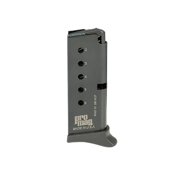 ProMag RUG13 Ruger LCP6rd 380 ACP Blued Steel