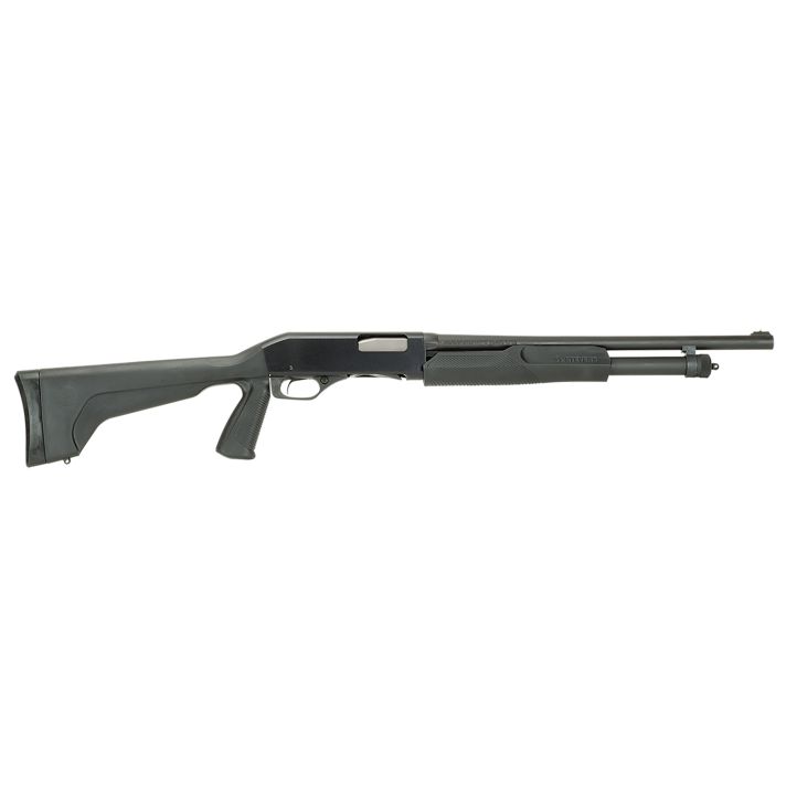 Stevens 19485 320 Security 12 Gauge 3" 5+1 18.50" Matte Blued Carbon Steel Barrel, Black Fixed Pistol Grip Stock, Ambidextrous Includes Fixed Cylinder Bore Choke
