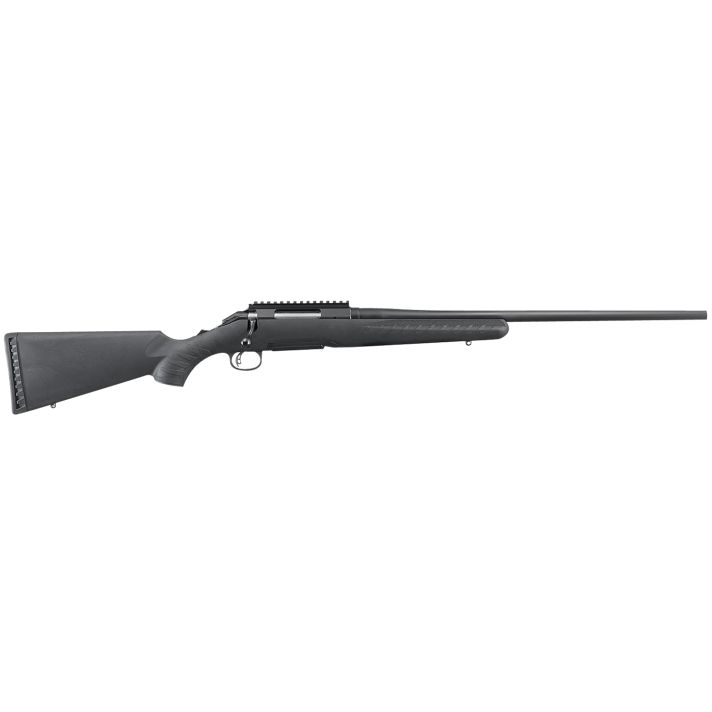Ruger 6904 American243 Win 4+1 22" Matte Black Alloy Steel Barrel, Matte Black Steel Receiver w/Picatinny Rail, Black Fixed Synthetic Stock, Right Hand