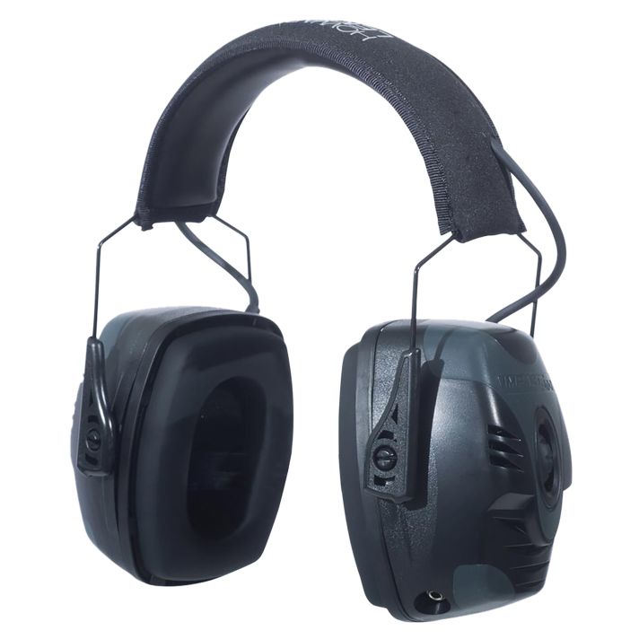 Howard Leight R01902 Impact Pro Electronic Muff 30 dB Over the Head Black/Gray Adult 1 Pair