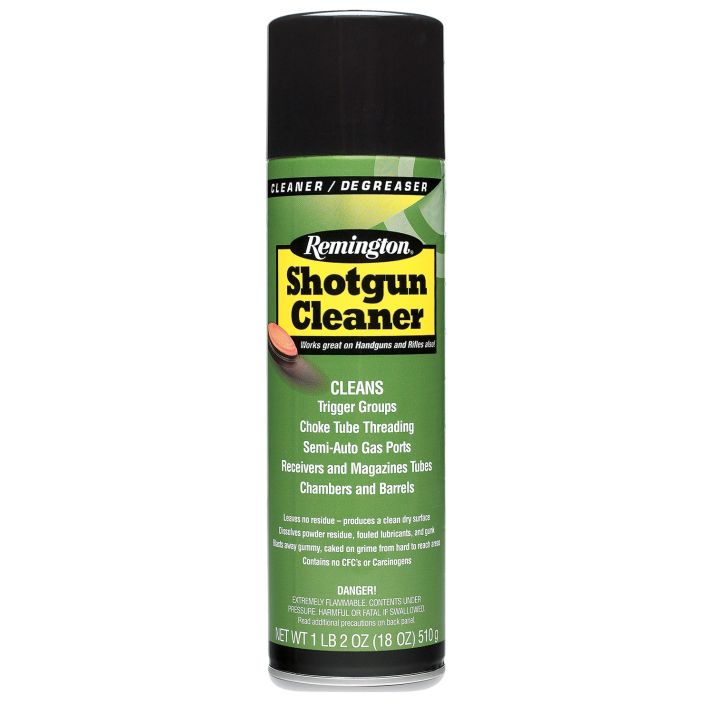 Remington Accessories 18472 Shotgun CleanerRemoves Carbon/Lead/Plastic Fouling/Powder 18 oz Aerosol
