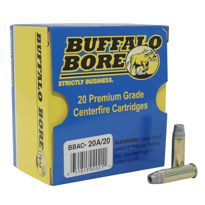 Buffalo Bore Ammunition 20A20 Heavy Strictly Business 38Special +P 158gr Soft Cast Hollow Point 20 Per Box/12 Case
