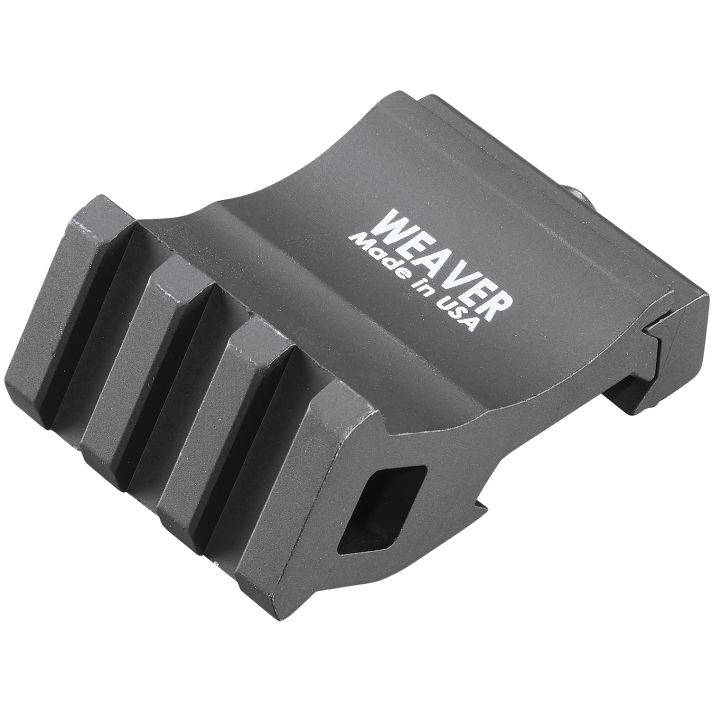 Weaver Mounts 99671 Offset Rail AdapterBlack Anodized 0 MOA