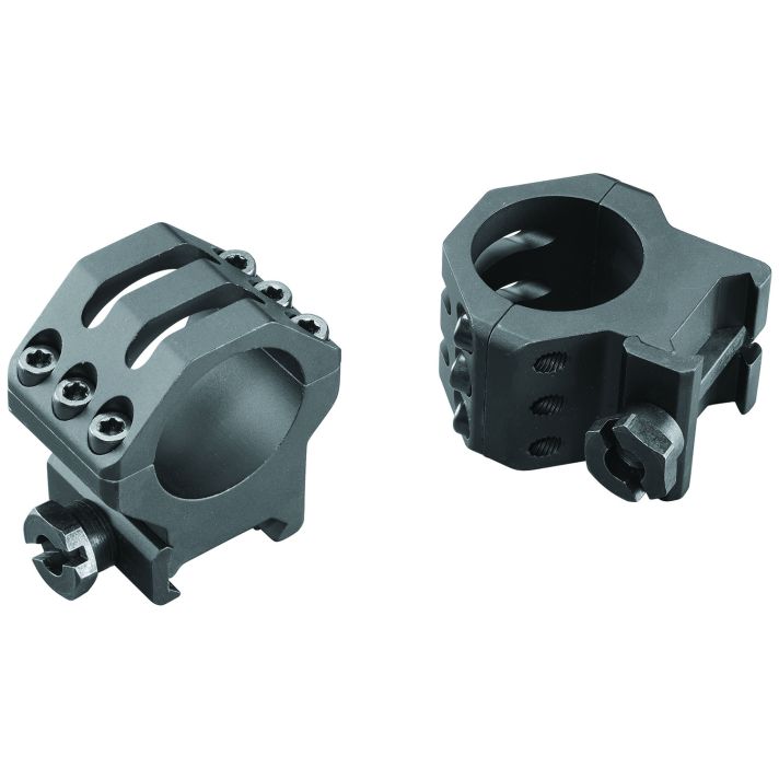 Weaver Mounts 99689 Six-Hole Picatinny RingsMatte Black 1" High