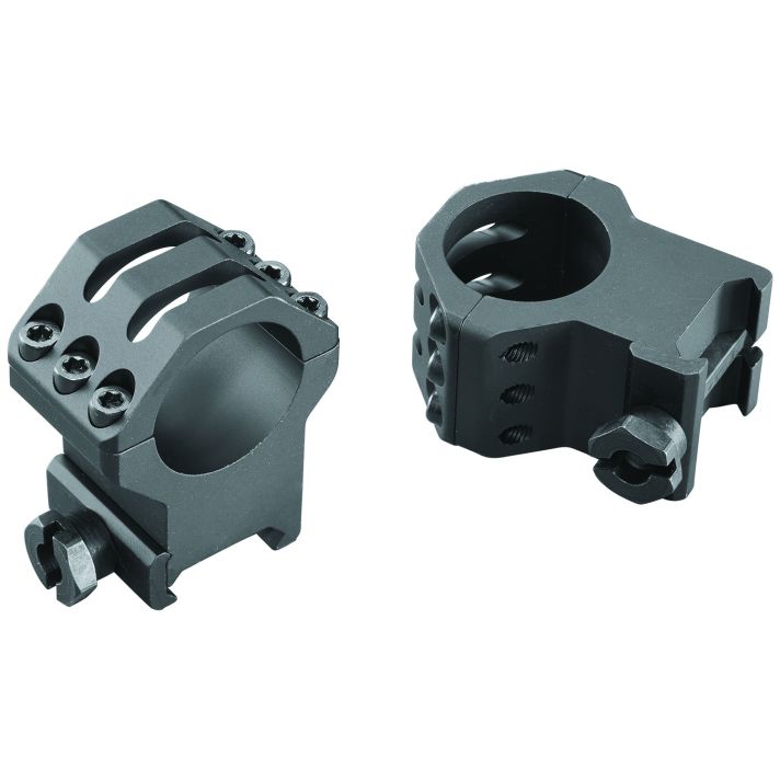Weaver Mounts 99691 Six-Hole Picatinny RingsMatte Black 1" Extra Extra High
