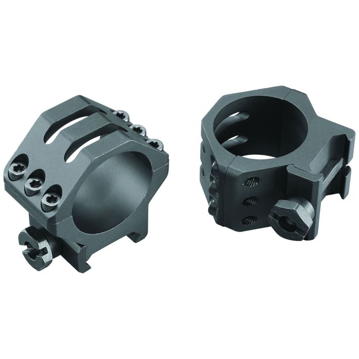 Weaver Mounts 99692 Six-Hole Picatinny RingsMatte Black 30mm Low