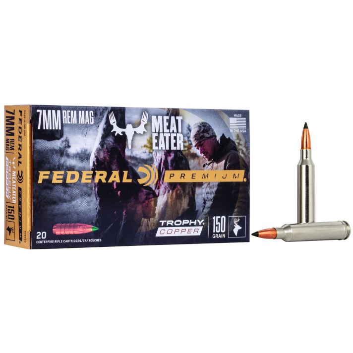 Federal P7RTC3 Premium7mmRemMag 150gr Trophy Copper 20 Per Box/10 Case