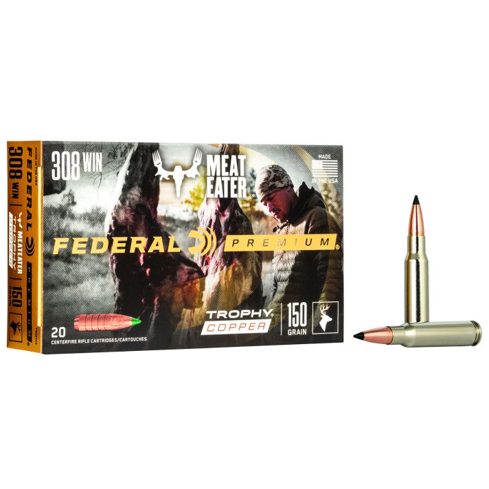 Federal P308TC3 Premium308Win 150gr Trophy Copper 20 Per Box/10 Case