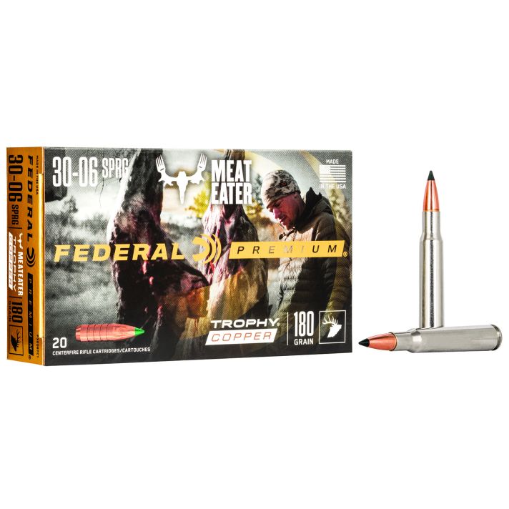 Federal P3006TC1 Premium30-06Springfield 180gr Trophy Copper 20 Per Box/10 Case