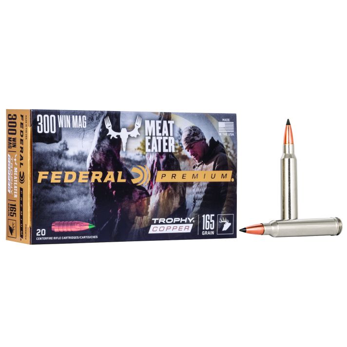 Federal P300WTC2 Premium300WinMag 165gr Trophy Copper 20 Per Box/10 Case
