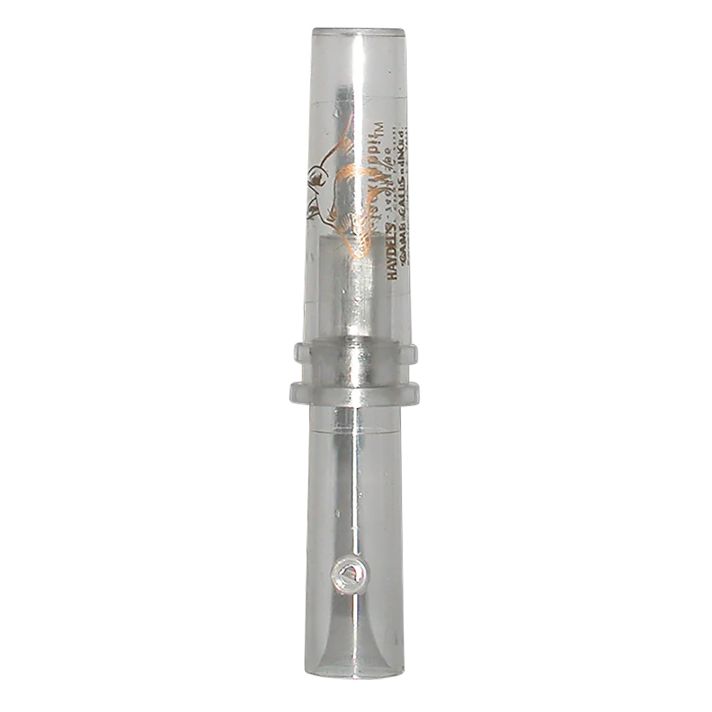 Haydel's Game Calls GHJ Government Hunter Baby Rabbit Open Call Double Reed Baby Cottontail/Jackrabbit Sounds Attracts Predators Clear Acrylic